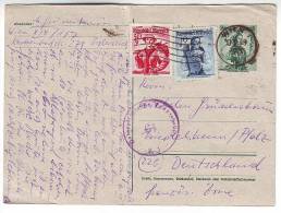 Austria 1949 Censored Stationery Card,Wien To Friedelsheim,Germany, French Zone - Covers & Documents