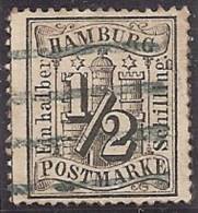 ALEMANIA 1864/65 (HAMBURGO) - Yvert #13 - VFU - Hamburg