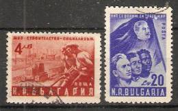 Bulgaria 1950  Peace Congress  (o) Mi.753-754 - Oblitérés