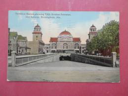 - Alabama -Birmingham --Terminal Station Entrance   1913   Mailed===========   Ref  943 - Autres & Non Classés