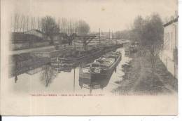 PENICHE - CHALONS SUR MARNE - Canal De La Marne Au Rhin, Le Port - Péniches