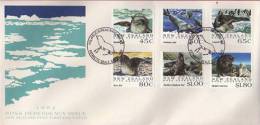 Faune Marine Terre De Ross Antarctique (Phoques,leopards,Elephan Ts,Lions De Mer) FDC 1168/73. - Autres & Non Classés