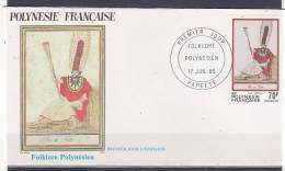 POLYNESIE - 240 Obli Sur Enveloppe 1er Jour - FDC