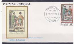 POLYNESIE - 239 Obli Sur Enveloppe 1er Jour - FDC