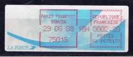 F Frankreich 1988 Mi 9 Automatenmarke 2,20 Fr - 1988 « Comète »
