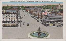 Alabama Montgomery Dexter Ave Looking East Showing State Capitol - Montgomery