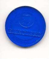 Jeton Caddie Leclerc Plastique Bleu - Moneda Carro