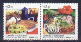 Brasil 2012 ** Emision Con Mexico. Comidas Tipicas. Gastronomia. - Unused Stamps