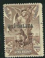 Portugal #202 Madeira Surcarged Republica MH - L3187 - Unused Stamps