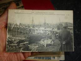Verberie ( Prés Compiegne ) Construction D Un Pont Provisoire Par Le Génie Français - Verberie