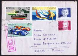 1982  Lettre De Bydgoszcz Pour La France  Avec Cachet De  Censure - Briefe U. Dokumente