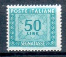 REPUBBLICA 1947 SEGNATASSE 50 LIRE RUOTA **MNH INTEGRO FIOR DI STAMPA FIRMATO SORANI - Strafport