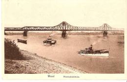 Wesel A/Rhein - (Rhénanie Du Nord- Westphalie)- Rheinbabenbrücke -Bateau à Vapeur- Remorqueur - Wesel