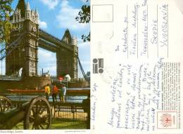 United Kingdom, Tower Bridge London, Skopje, 1969 00330 - River Thames