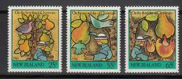 New Zealand   Scott No 854-56 Mnh  Year 1986 - Ongebruikt