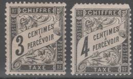 Timbre Taxe  N° 12 Et 13 Neuf */(*) Gomme D'Origine, Voir Etat. - 1859-1959 Mint/hinged