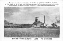 MINE DE POTASSE D'ALSACE USINE VUE EXTERIEURE - Mijnen