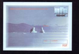 FIRST SWEDISH ANTARCTIC EXPEDITION, COVER STATIONERY, ENTIERE POSTAUX, UNUSED, 2002, ROMANIA - Exploradores