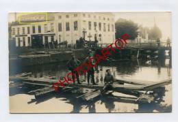 PONT-Soldats-LIER-LIERRE-CARTE PHOTO Allemande-GUERRE 14-18-1WK-BELGIEN-BELGIQUE- - Lier