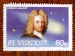 SAINT VINCENT Comete De Halley. Halley's Comet(1 Valeur Dentelée ) ** MNH - Andere & Zonder Classificatie