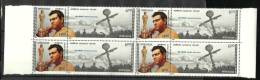 INDIA, 1994, Satyajit Ray, Film Director And Writer, Block Of 4,  MNH, (**) - Ongebruikt