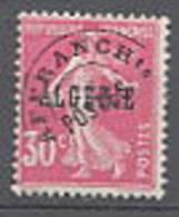 ALGERIE Préo N° 6 X 30 C. Rose Trace De Charnière Sinon TB - Usados