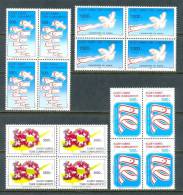 1993 NORTH CYPRUS 10TH ANNIVERSARY OF THE PROCLAMATION OF TRNC BLOCK OF 4 MNH ** - Neufs