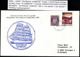 ARCTIC,NORGE, Tromsö, 26.6.1990, SS" STATSRAAD LEHMKUHL" ,Norskekysten + Svalbard !! - Navires & Brise-glace
