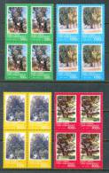 1993 NORTH CYPRUS MONUMENTAL TREES BLOCK OF 4 MNH ** - Neufs