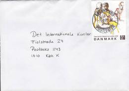 Denmark Deluxe KØBENHAVNS POSTCENTER 2003 Cover Brief Gemälde Painting Von Franz Kannik : Maler Mit Modellen - Cartas & Documentos