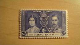 Hong Kong  1937  Scott #153  MH - Nuevos