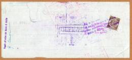 Timbre Fiscal ? Imposta Di Bollo Sur Cheque Antwerpen New York Roma  - 2 Scans - Fiscali