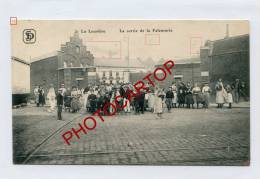 Sortie De La FAIENCERIE-Ouvriers-Animation-Industrie-LA LOUVIERE-Periode GUERRE 14-18-1WK-BELGIEN-BELGIQUE- - La Louvière