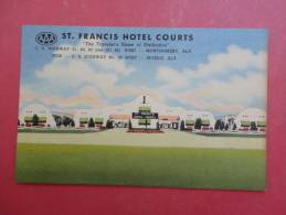 Alabama > Mobile & Montogomery  St Francis Hotel Courts  Not Mailed - Ref 944 - Mobile