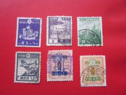 Japon  Nippon  6 Stamps > Asia > Japan > 1868-1912 Emperor Mutsuhito (Meiji Era) > Used Stamps Timbres Oblit - Used Stamps
