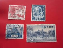 Japon  Nippon   4 Stamps > Asia > Japan > 1868-1912 Emperor Mutsuhito (Meiji Era) > Used Stamps Timbres Obli - Used Stamps