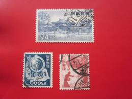 Japon  Nippon   3 Stamps > Asia > Japan > 1868-1912 Emperor Mutsuhito (Meiji Era) > Used Stamps Timbres Obli - Used Stamps