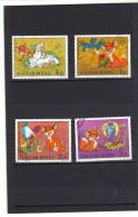 4 Timbres Magyar Posta   Pannonia Filmstudio  MCMLXXXII - Usati