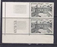 FRANCE N° 1192 30F VERT FONCE PALAIS DE L'ELYSEE A PARIS DEFAUTS D'ESSUYAGE NEUF SANS CHARNIERE BDF - Unused Stamps