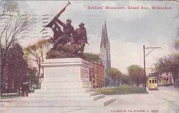 Wisconsin Milwaukee Soldiers Monument Grand Ave - Milwaukee