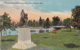 Wisconsin Oshkosh Statue Of Washington Menominee Park - Oshkosh