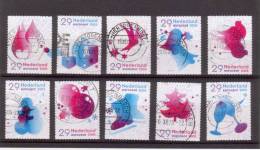 Nederland 2005 Nvph Nr 2371 Tm  2380, Mi Nr 2348 - 2357;  Decemberzegels, Chistmas - Gebraucht