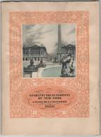 RARE :GUARANTY TRUST COMPANY OF NEW YORK  4 PLACE DE LA CONCORDE  PARIS  (1929) - Banco & Caja De Ahorros