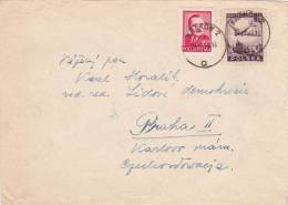Letter KRAKOW To PRAHA Vignette 1949 ( 260) - Storia Postale