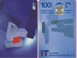 PHONECARD - Croatian Telecommunications, 100 Imp., Croatia - Telecom