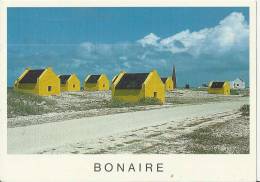 NETHERLANDS ANTILLES - BONAIRE - SCENES OF BONAIRE - SLAVEHUTS AT RED SLAVE FRONT W 1 ST OF 1 FR RE410 COPYRIGHT ELLY RA - Bonaire