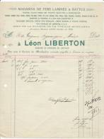 MAGASINS DE FERS LAMINES & BATTUS / LEON LIBERTON /  / LOUVAIN 1912 (F399) - 1900 – 1949