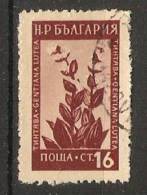 Bulgaria 1953  Medicinal Flowers  (o) Mi.878 - Used Stamps