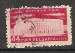 Bulgaria 1956  Communist Party Building (o) Mi.989 - Used Stamps