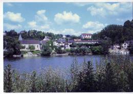 CPM   95       LA FRETTE SUR SEINE        EGLISE SAINT NICOLAS ET BORDS DE SEINE - La Frette-sur-Seine